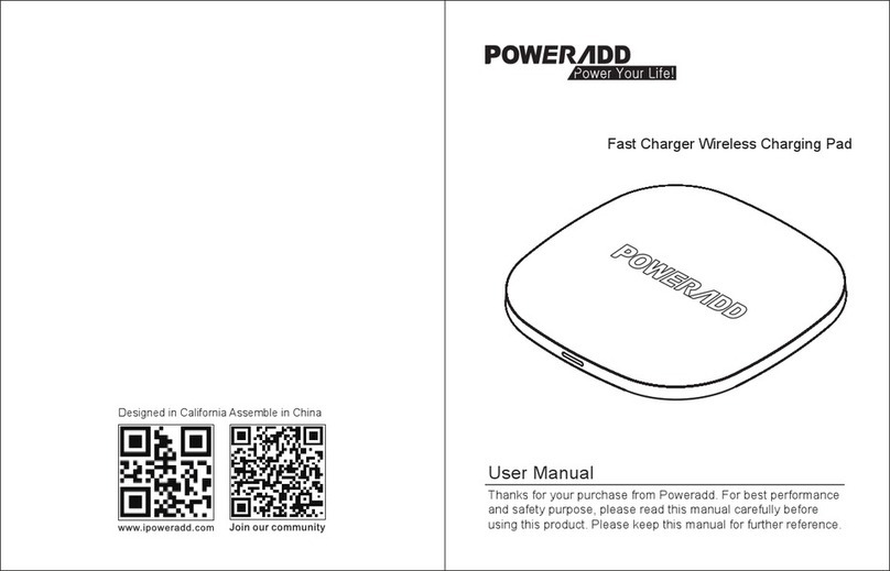 Poweradd MP-WS09BK user manual