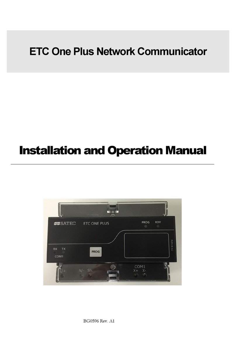 Satec ETC One Plus User manual