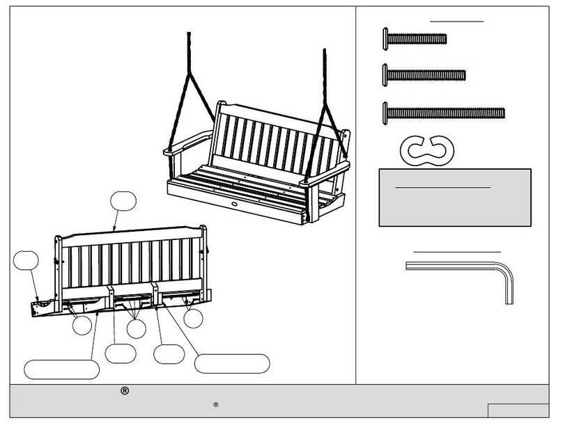 highwood Lehigh Porch Swing Assembly guide