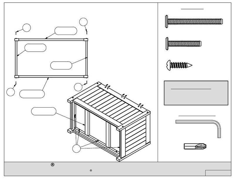highwood Deck Storage Box Assembly guide highwood Deck Storage Box Assembly guide