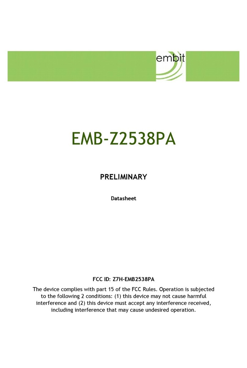 Embit EMB-Z2538PA Preliminary data sheet