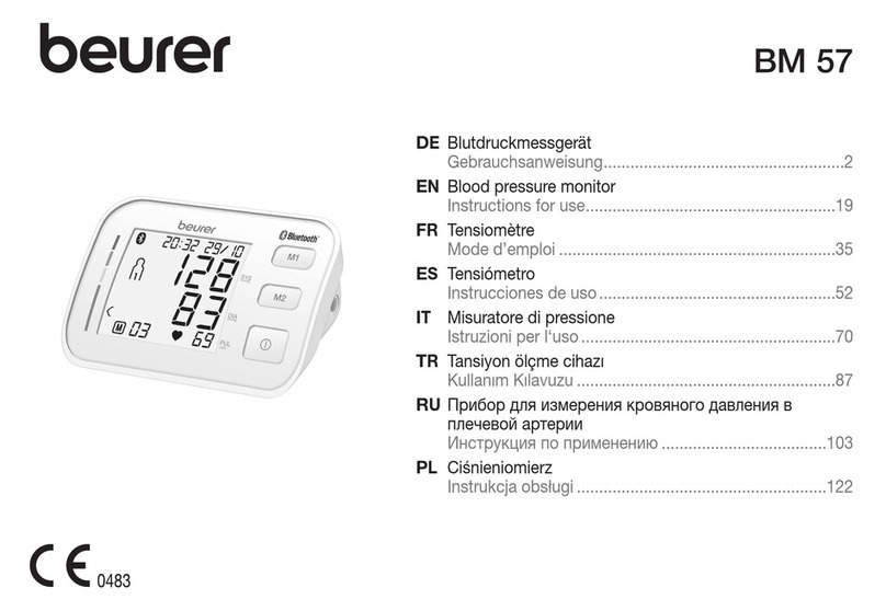 Beurer BM 57 Instructions for use