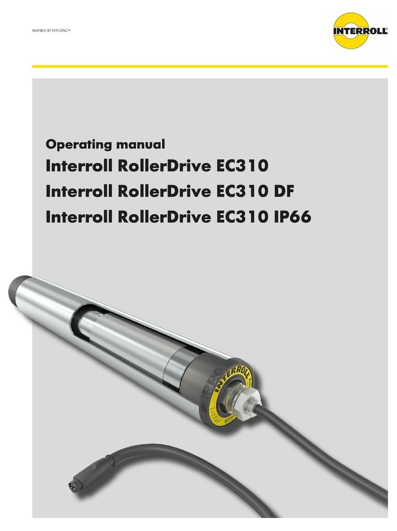 Interroll RollerDrive EC310 User manual