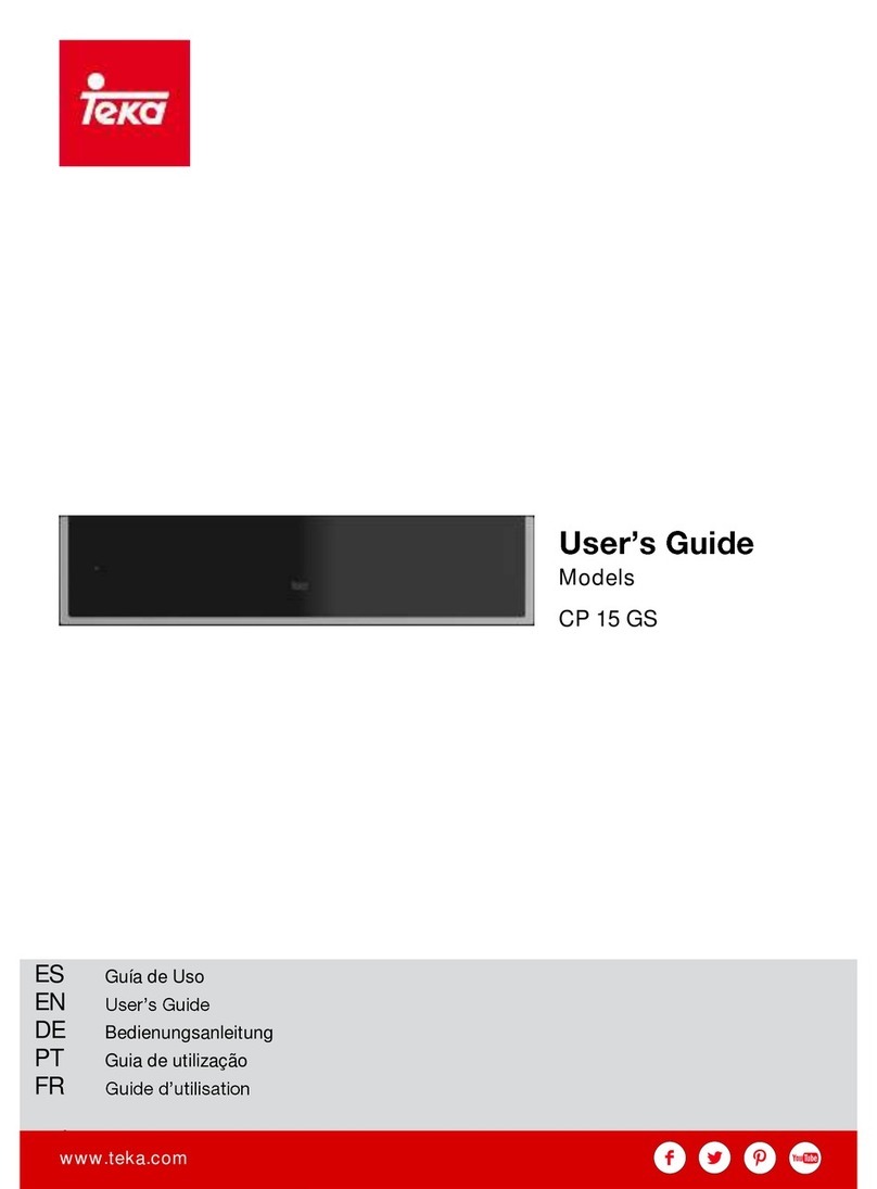 Teka CP 15 GS user guide