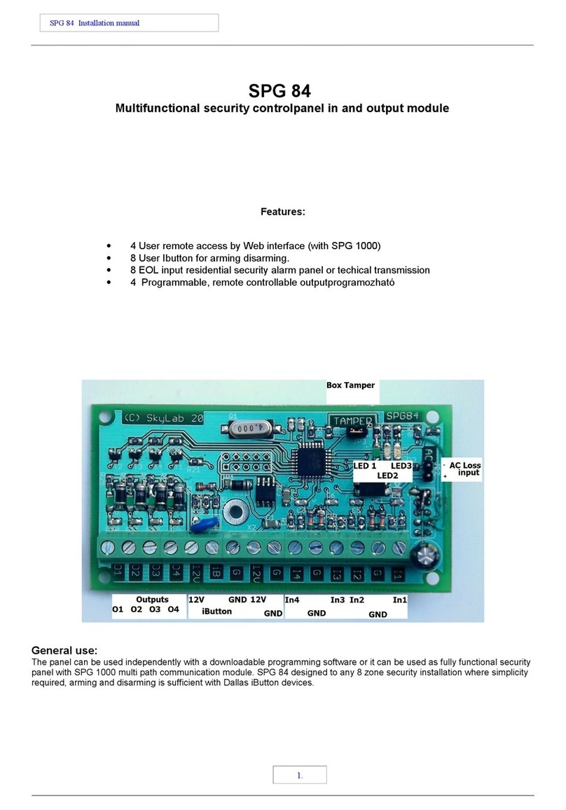 Sky Laboratories SPG 84 installation manual Sky Laboratories SPG 84 installation manual