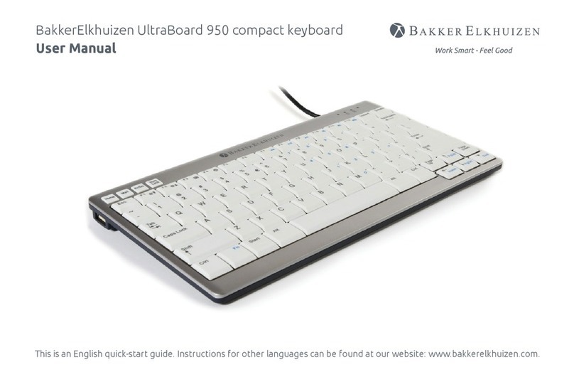 Bakker Elkhuizen UltraBoard 950 user manual