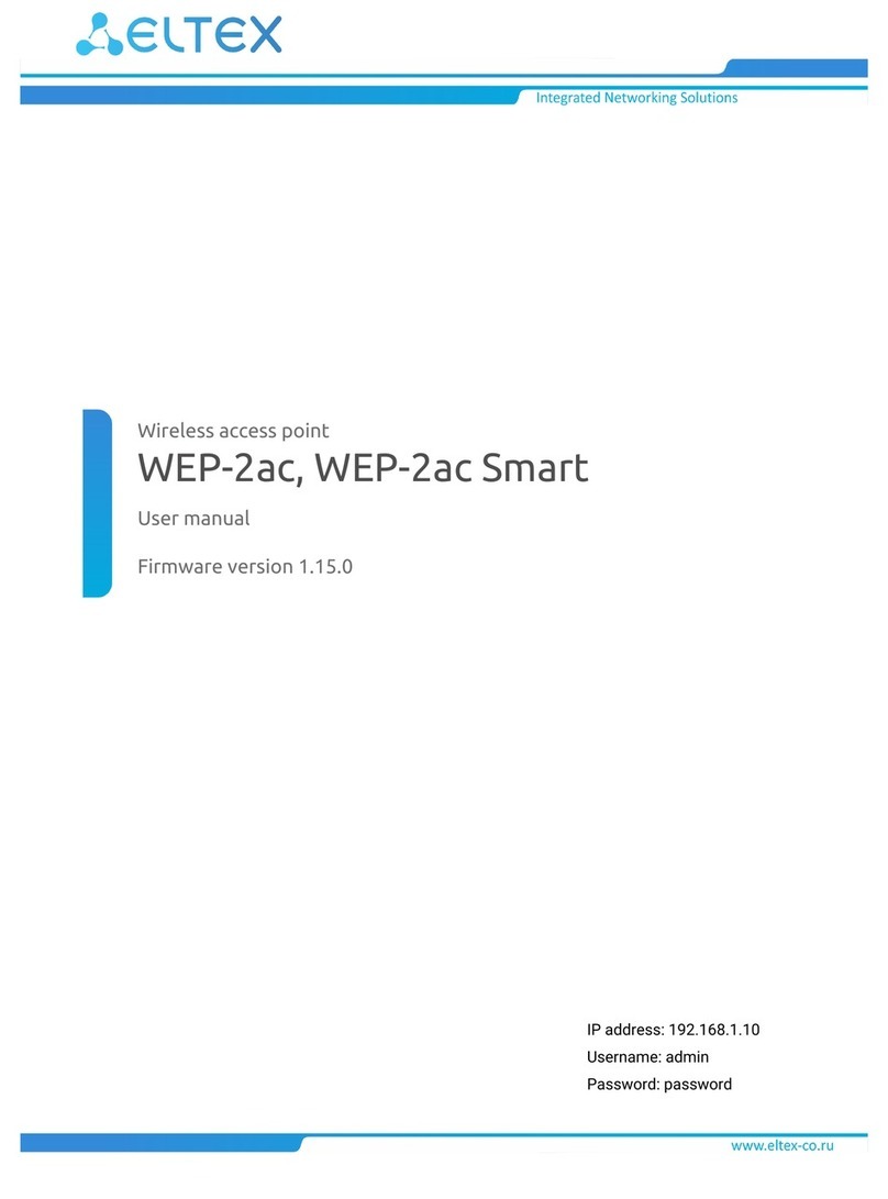 ELTEX WEP-2ac Smart User manual