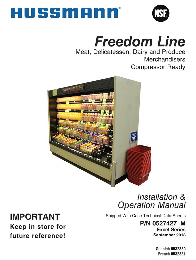 Hussmann Freedom Line series User manual Hussmann Freedom Line series User manual