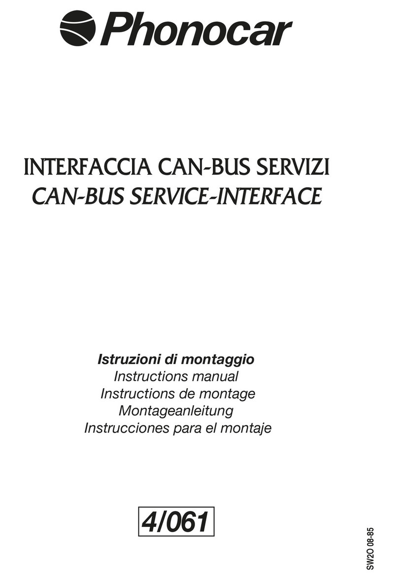 Phonocar 4/061 instruction manual Phonocar 4/061 instruction manual