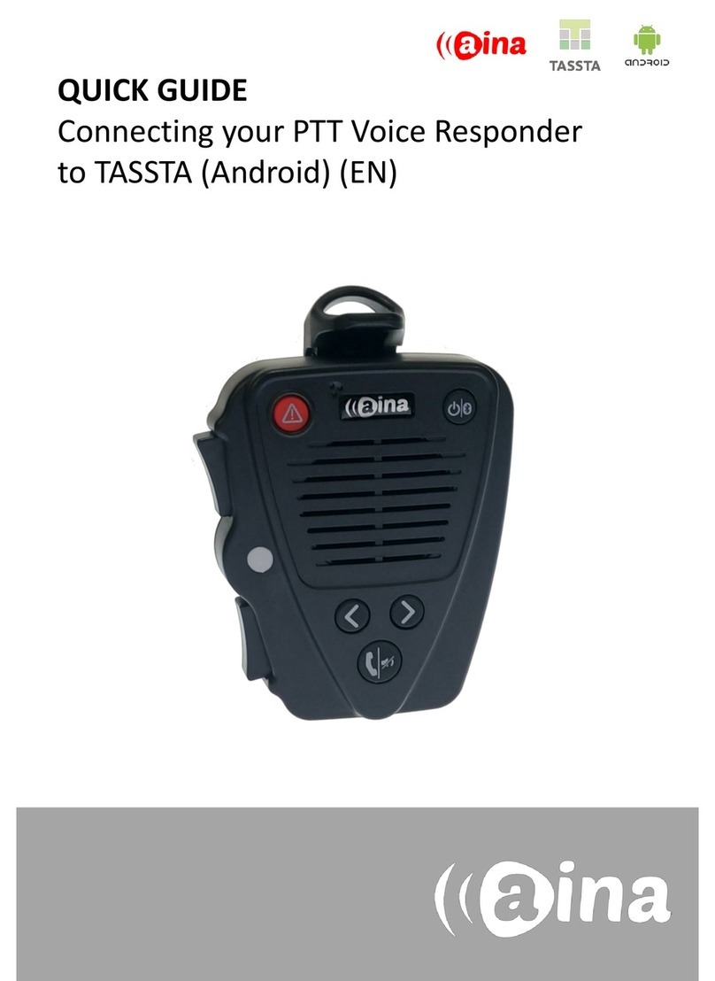 AINA PTT Voice Responder User manual