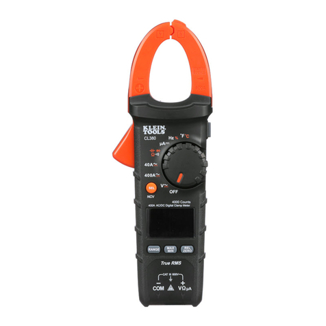 Klein Tools CL380 User manual Klein Tools CL380 User manual