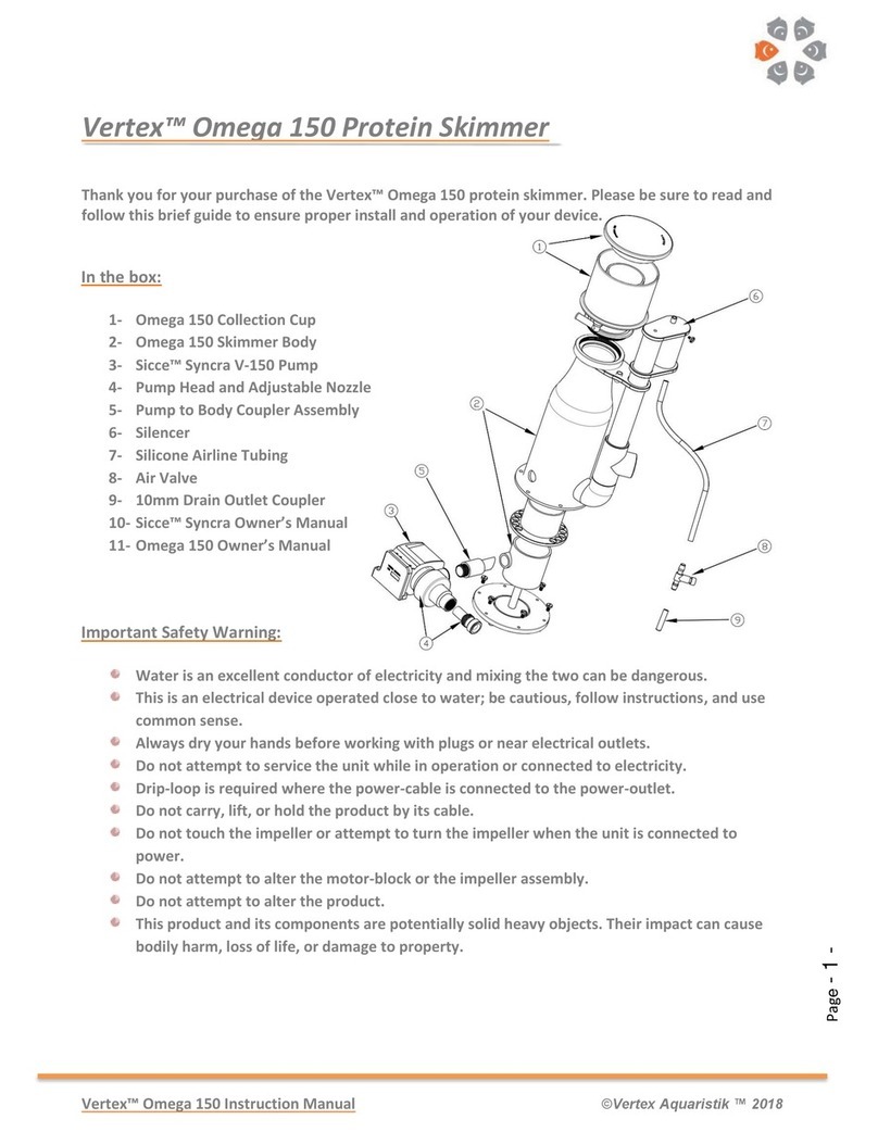 Vertex Omega 150 manual