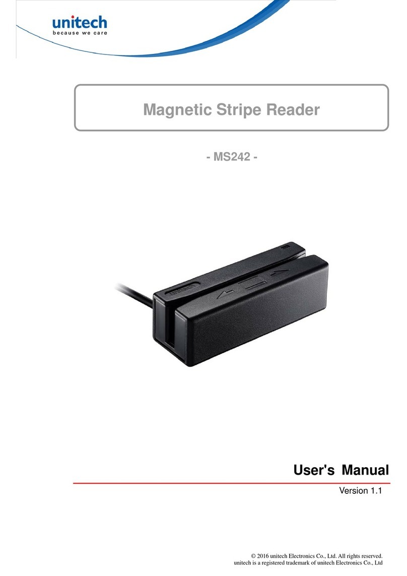 Unitech MS242 User manual Unitech MS242 User manual