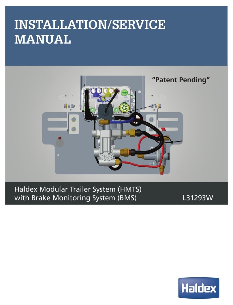 Haldex Modular Trailer System Installation & service manual Haldex Modular Trailer System Installation & service manual