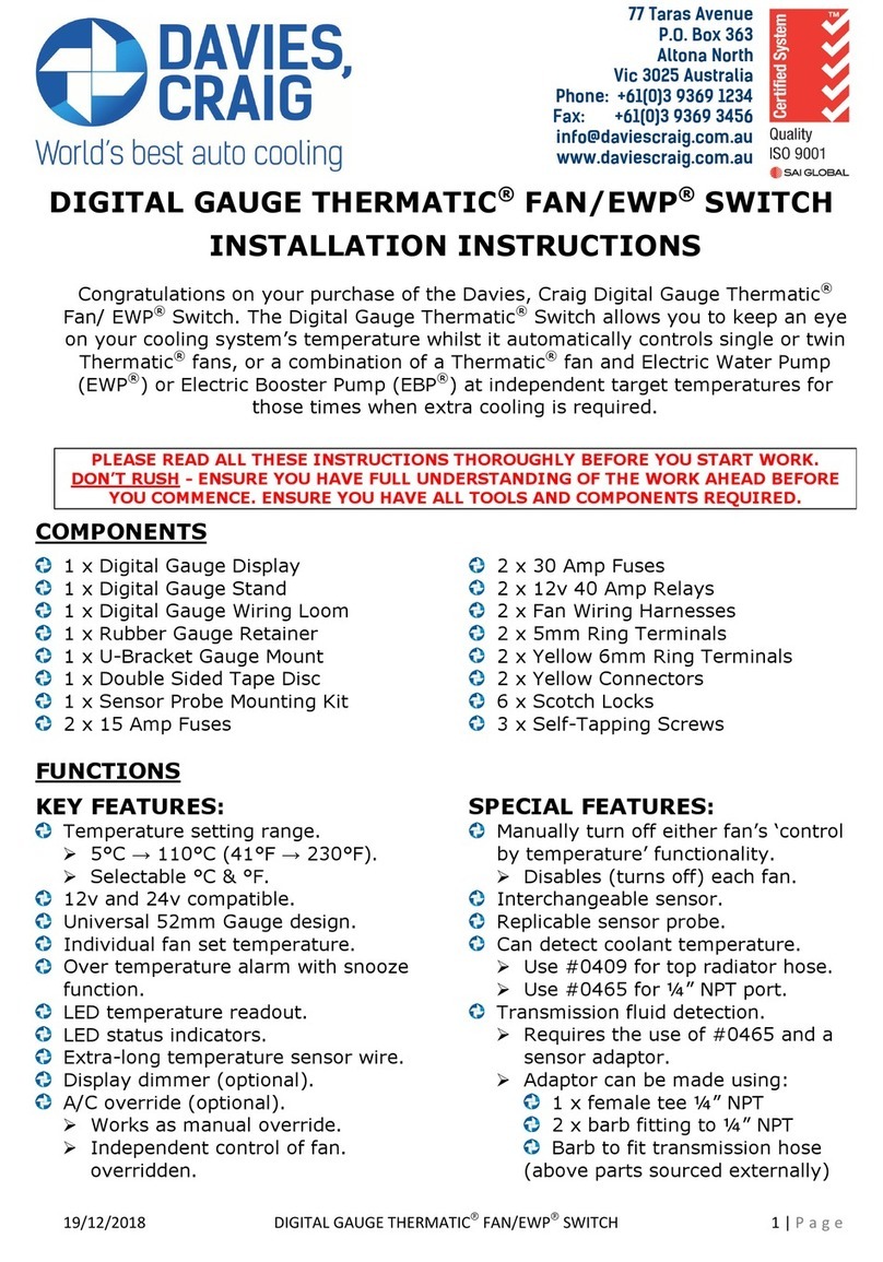 Davies Craig 0500 installation instructions Davies Craig 0500 installation instructions