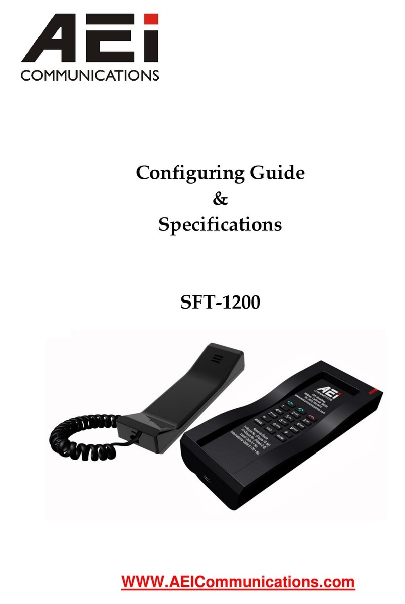 AEI SFT-1200 User manual