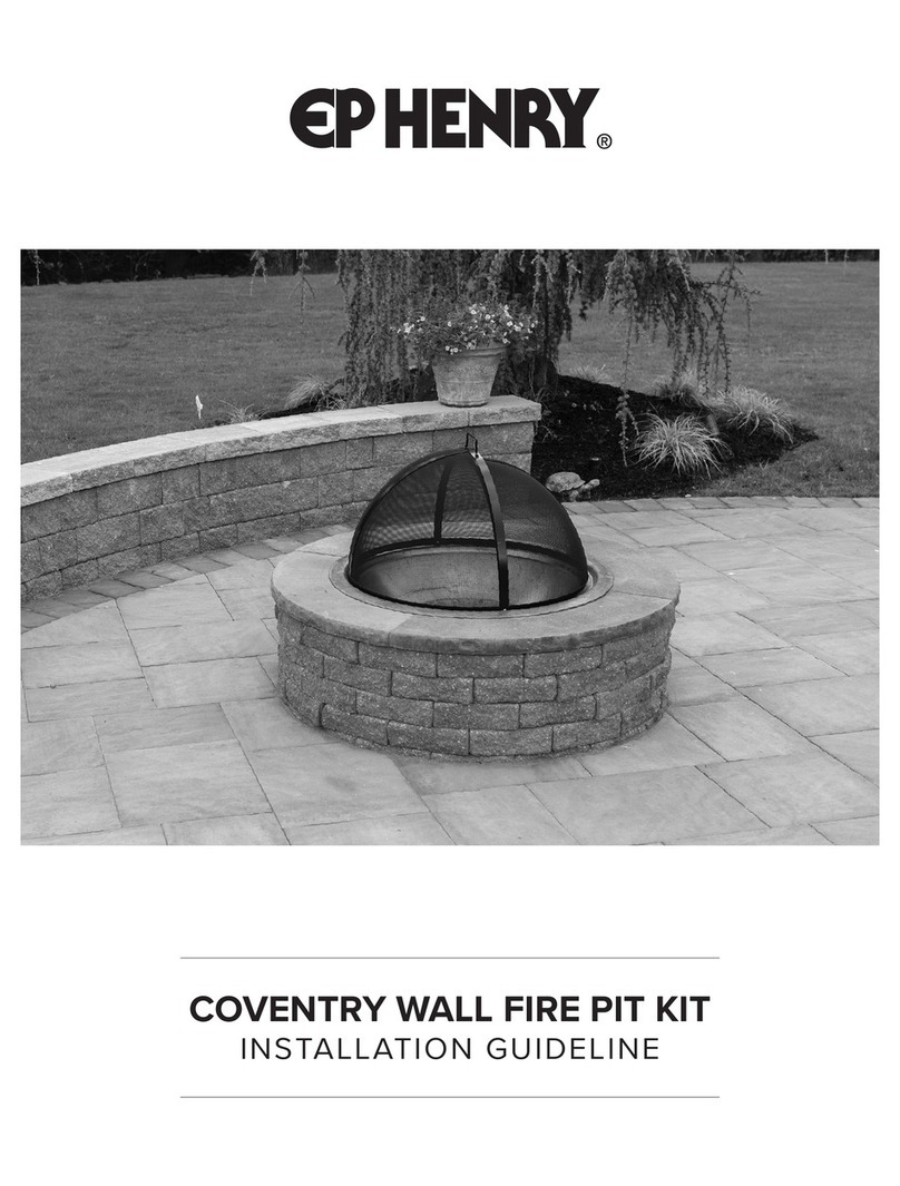 EP HENRY COVENTRY WALL FIRE PIT KIT INSTALLATION GUIDELINE