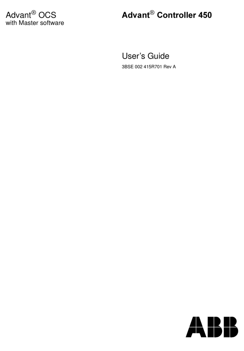 ABB Advant Controller 450 user guide
