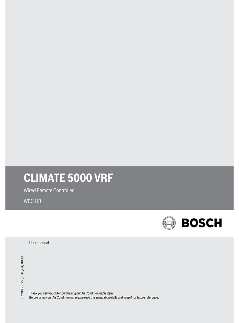 Bosch WRC-HR User manual