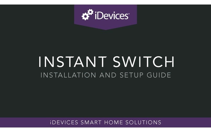iDevices INSTANT SWITCH Installation and setup guide