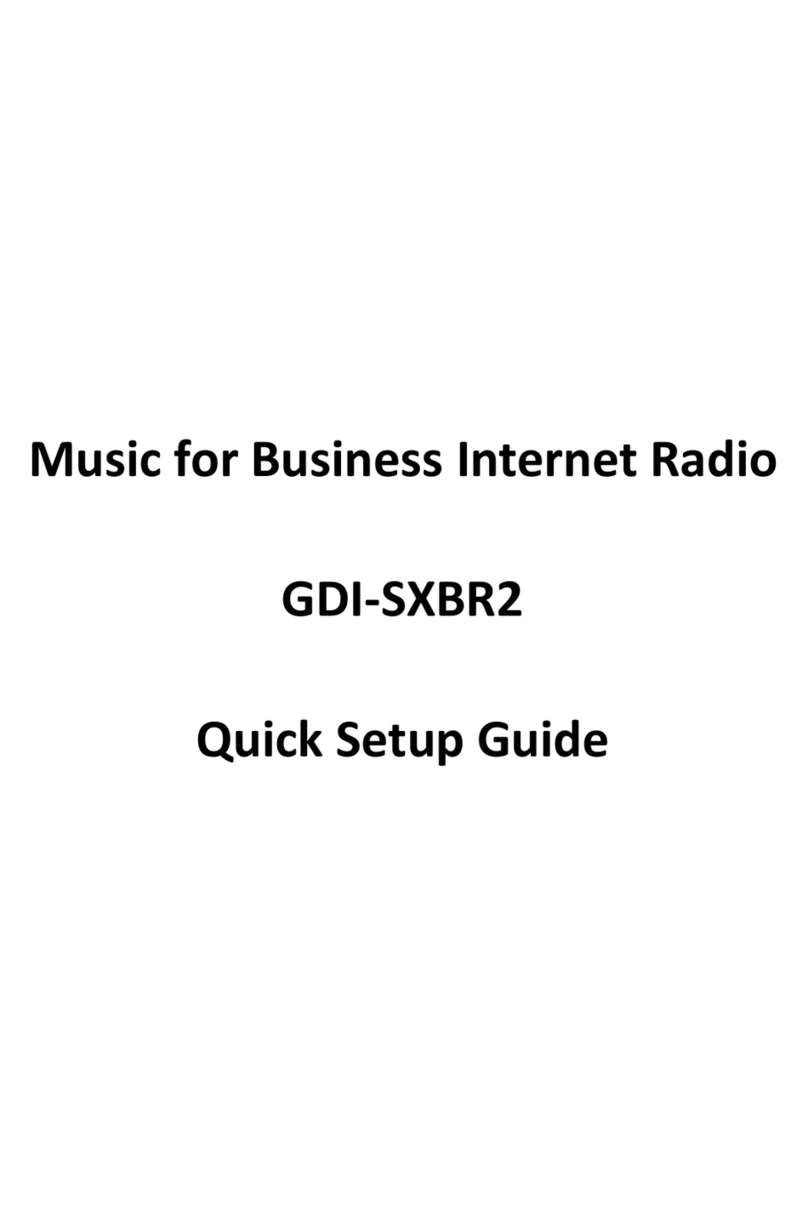 Grace Digital SiriusXM GDI-SXBR2 Quick setup guide