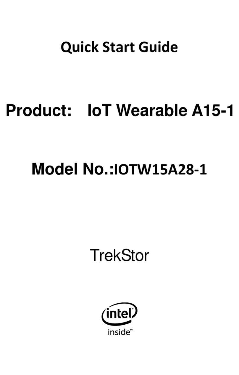TrekStor IoT Wearable A15-1 IOTW15A28-1 quick start guide
