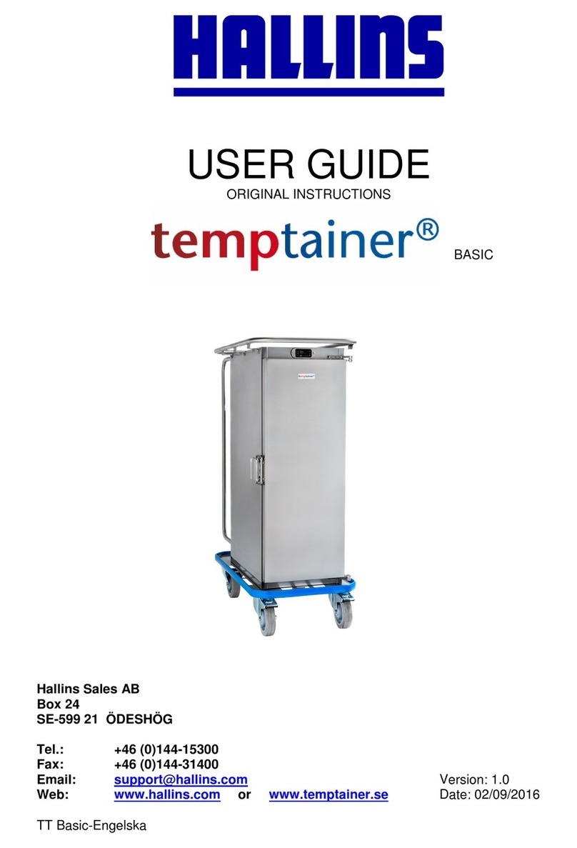 Hallins Temptainer Basic Series user guide Hallins Temptainer Basic Series user guide