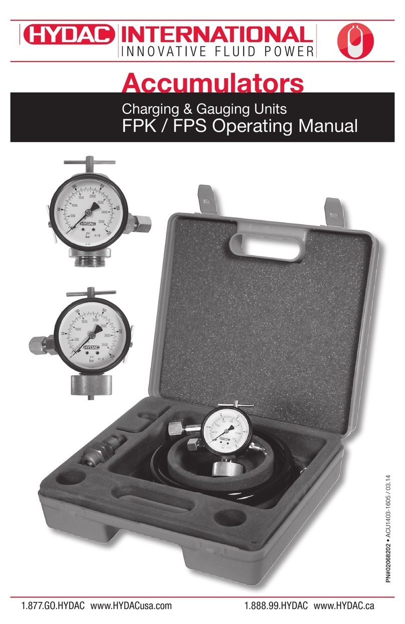 HYDAC International FPK operating manual