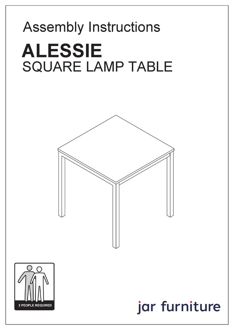 Jar Furniture ALESSIE Assembly instructions