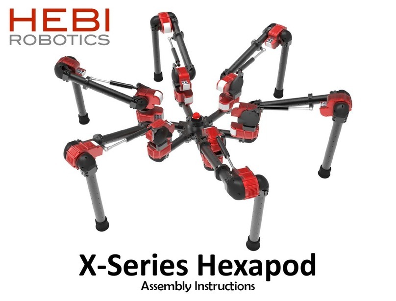 HEBI Robotics X-Series Hexapod Assembly instructions