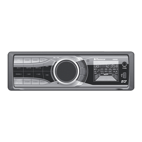 Phonocar VM 060 instruction manual
