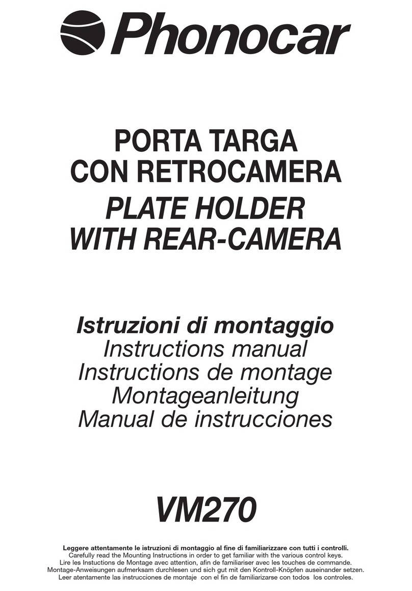 Phonocar VM270 instruction manual