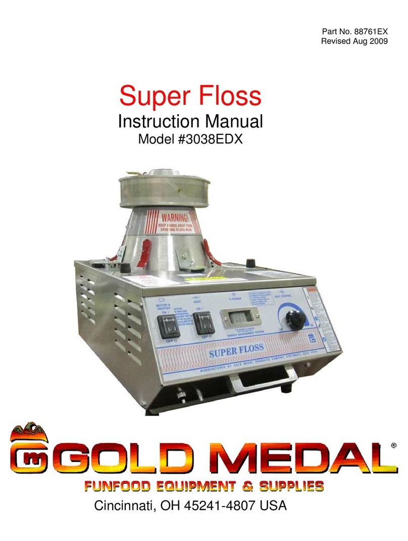 Goldmedal Super Floss 3038EDX instruction manual Goldmedal Super Floss 3038EDX instruction manual