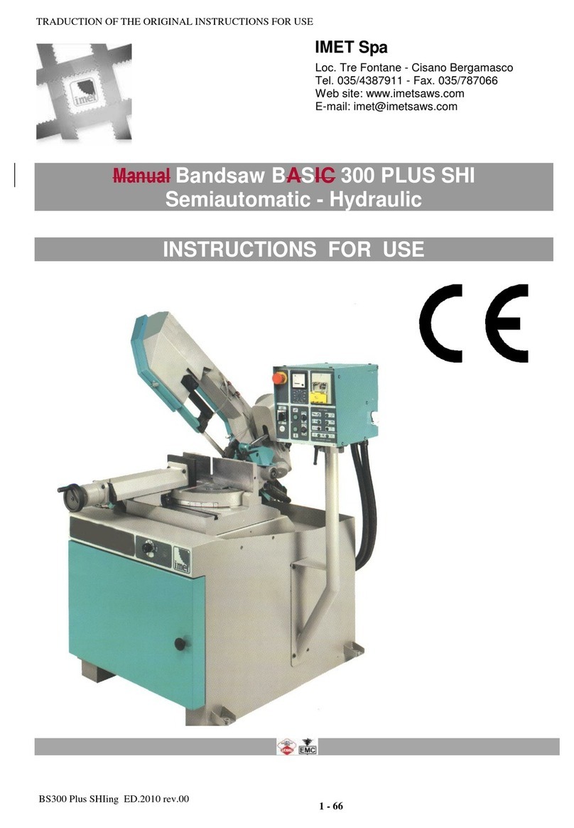IMET Spa BASIC 300 PLUS SHI Instructions for use