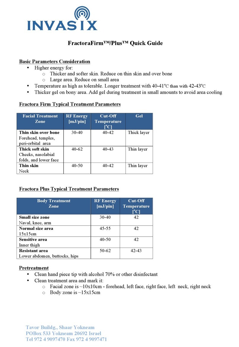 Invasix Fractora Firm quick guide