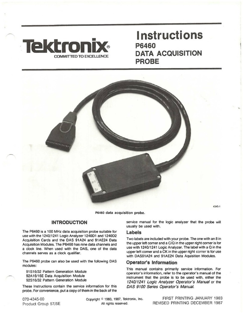 Tektronix P6460 instructions