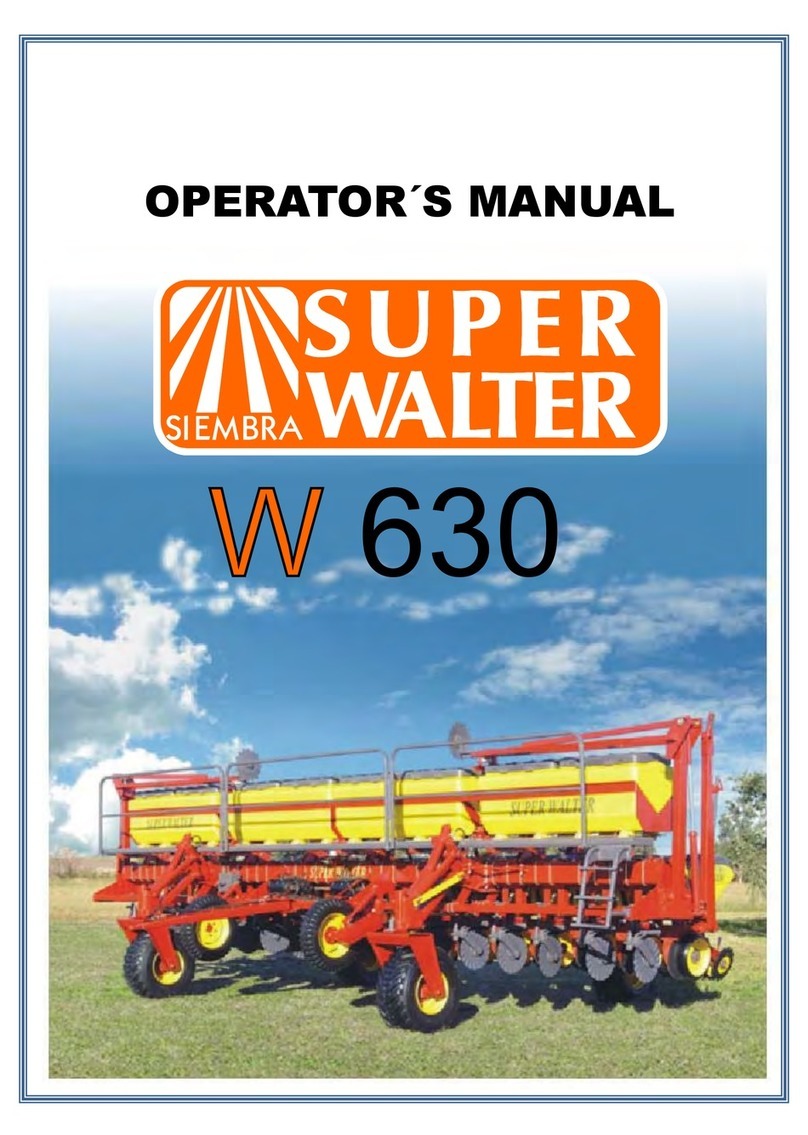 Super Walter W630 Operator's manual