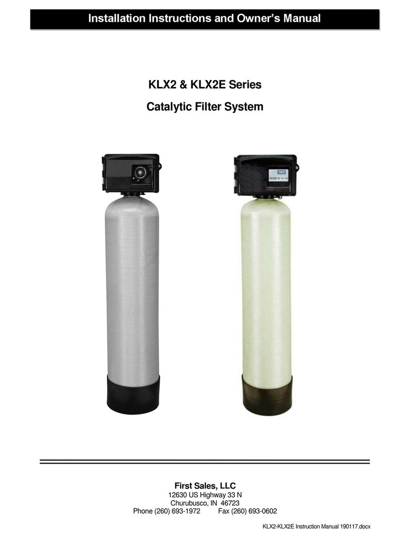 Avid Water Systems KLX2 Series Installation instructions and owner's manual Avid Water Systems KLX2 Series Installation instructions and owner's manual