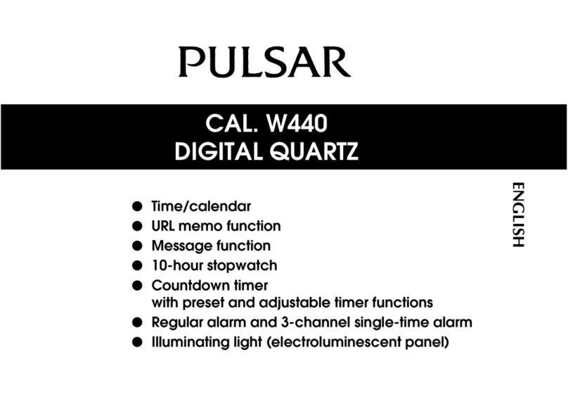 Pulsar CAL. W440 User manual