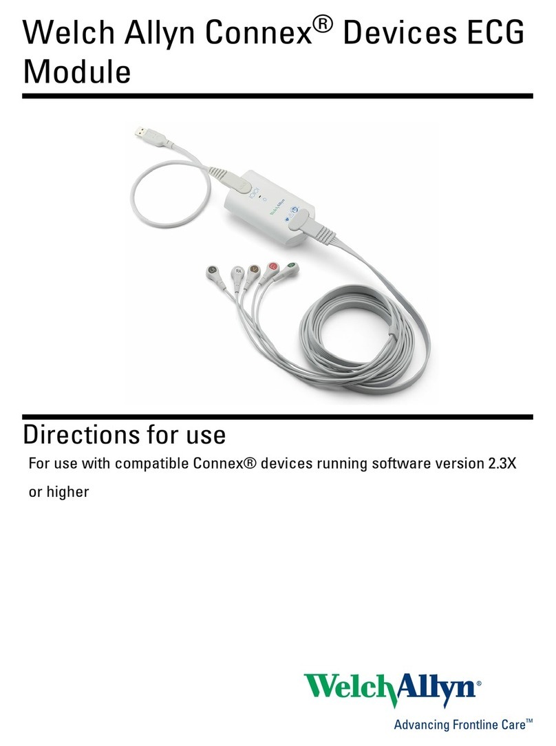 Welch Allyn Connex ECG Module Directions for use