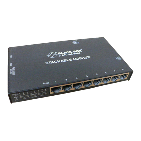 Black Box Stackable MiniHub User manual