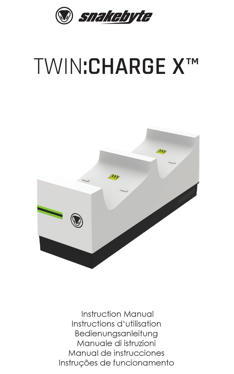 Snakebyte TWIN:CHARGE X User manual Snakebyte TWIN:CHARGE X User manual
