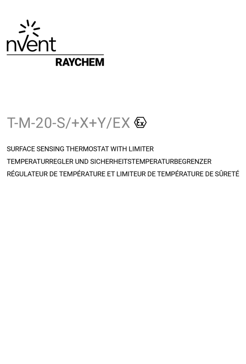 nvent Raychem T-M-20-S/+X+Y/EX User manual