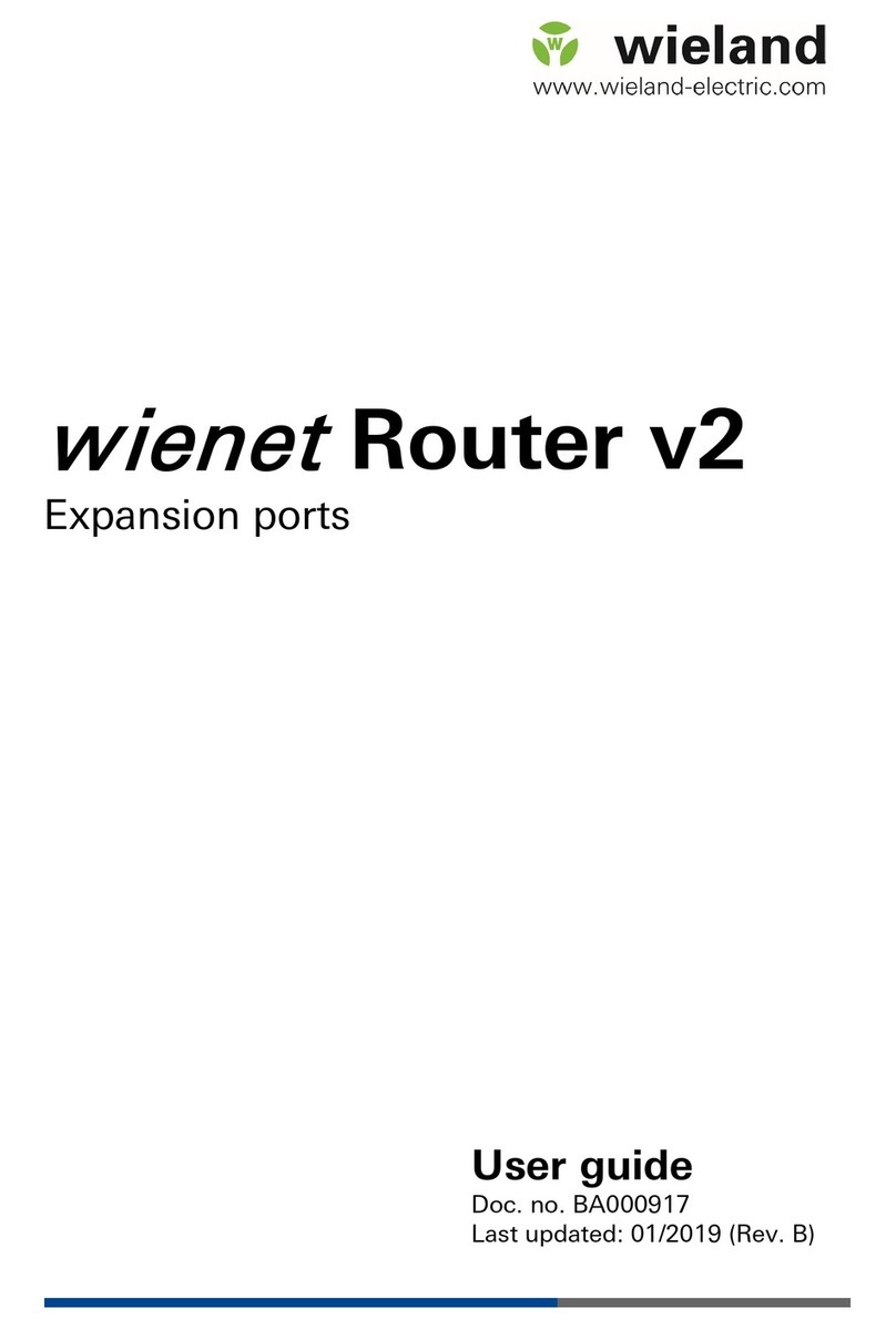 Wieland wienet router v2 User manual