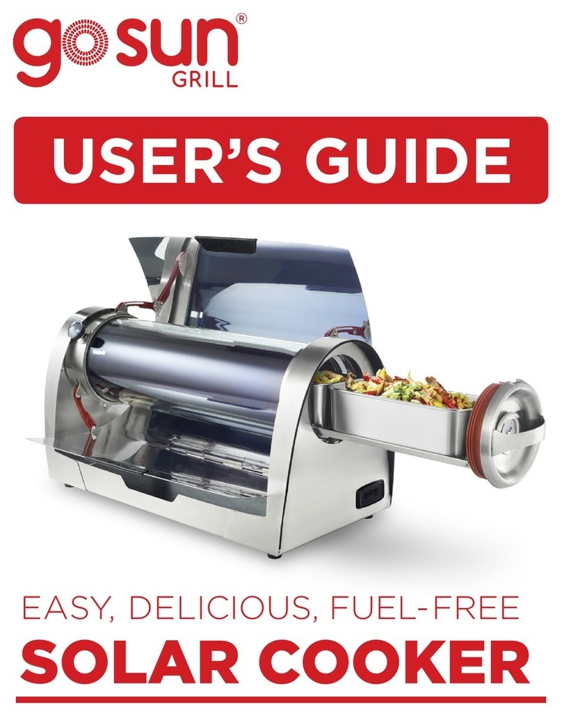 GOSUN GOSUN GRILL User manual