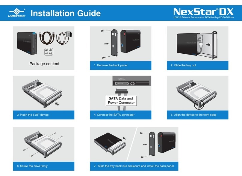 Vantec NexStar DX User manual