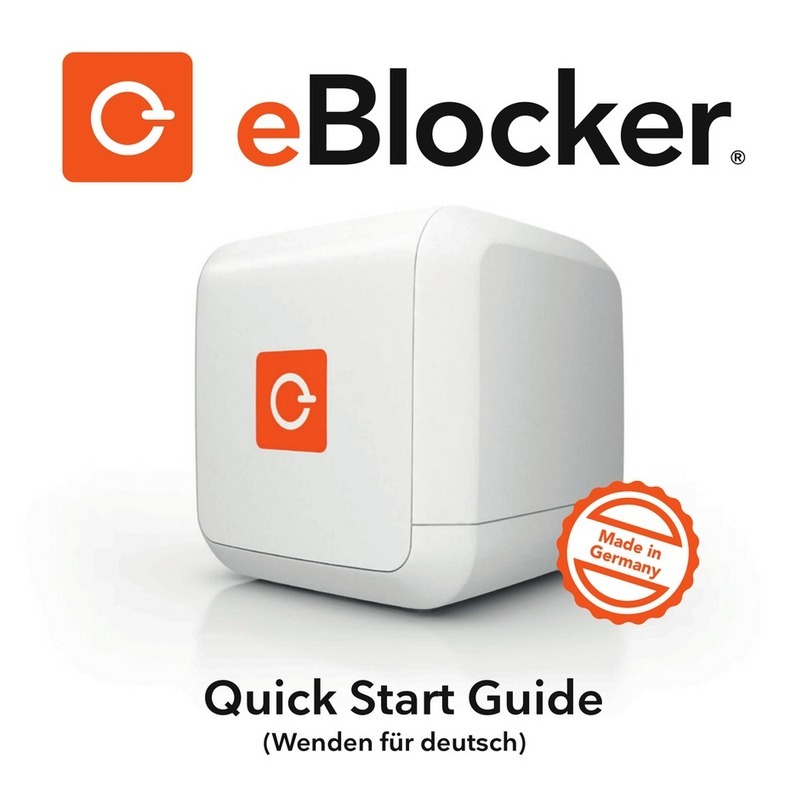 EBLOCKER eBlocker quick start guide