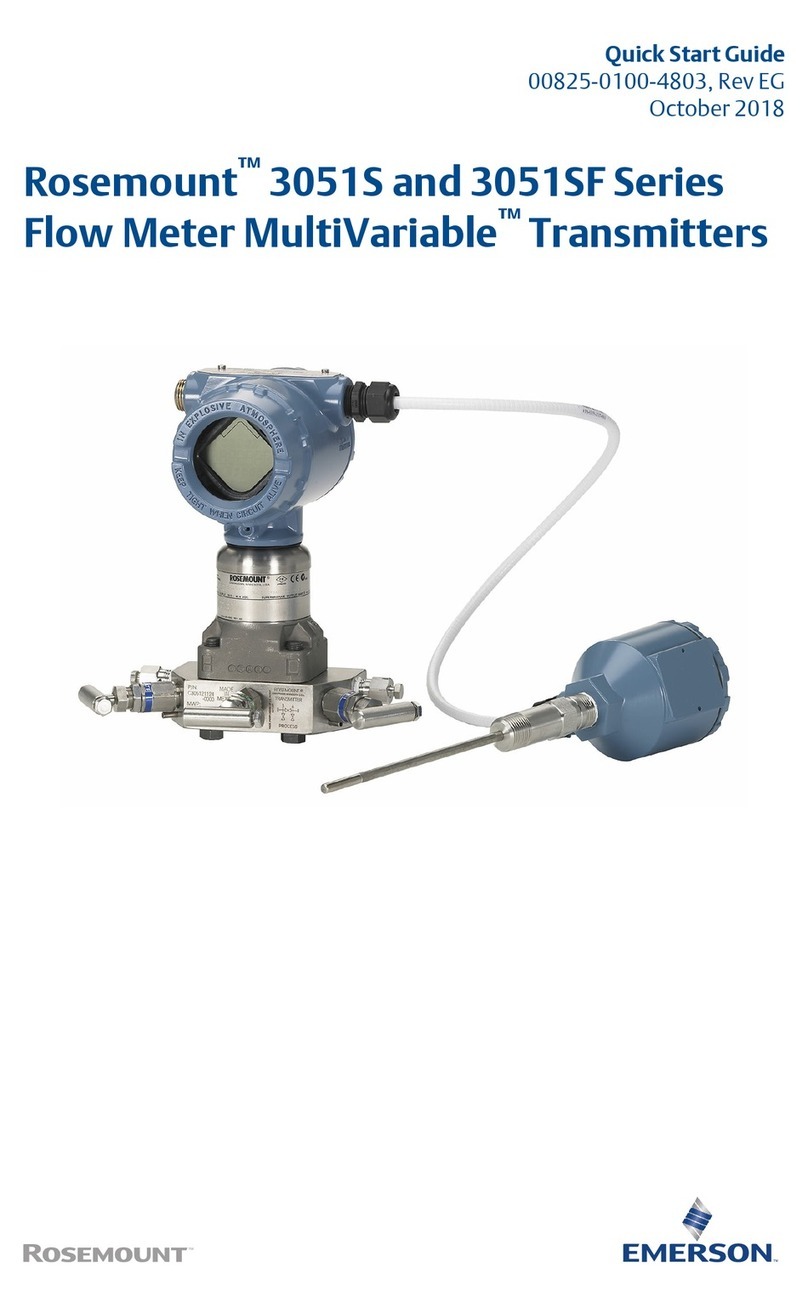 Emerson Rosemount 3051S Series User manual