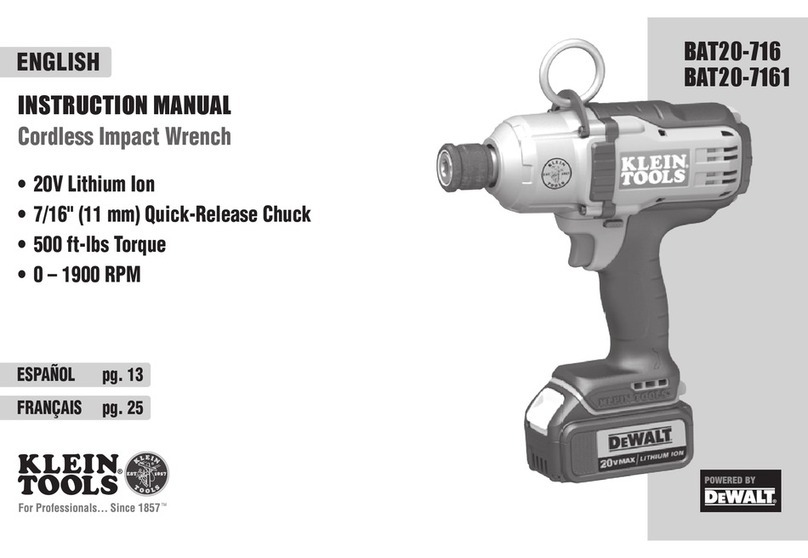 Klein Tools BAT20-716 User manual