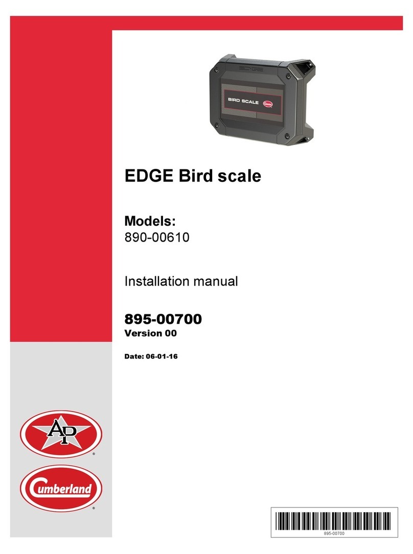 Cumberland EDGE Bird scale installation manual